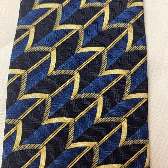 Contissima blue silk tie - Picture 2 of 4